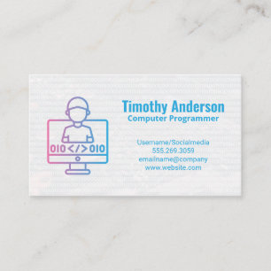 Coding   Software Engineer Business Card