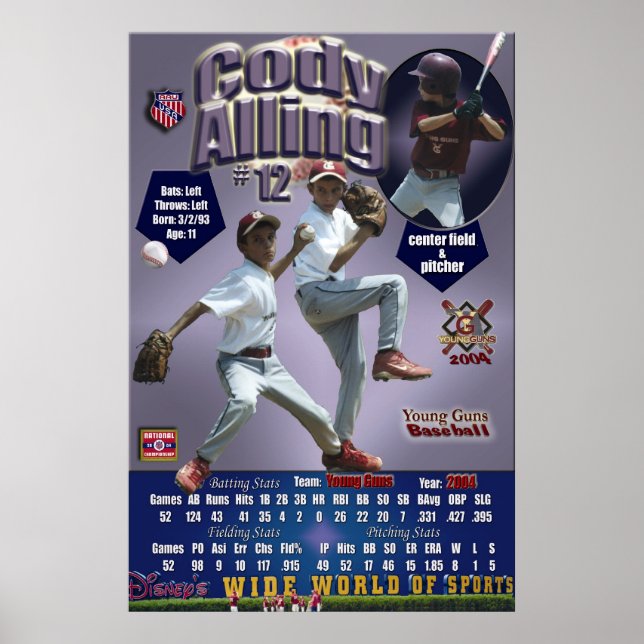 Cody Alling Poster (Front)