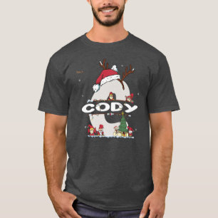Cody Christmasw Cody Name for funny Xmas T-Shirt
