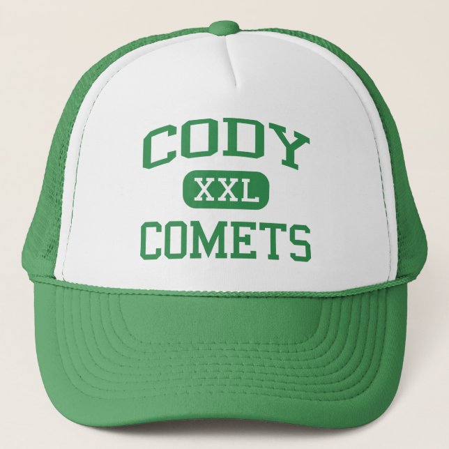 Cody - Comets - High School - Detroit Michigan Trucker Hat (Front)