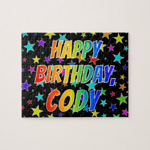 "CODY" First Name, Fun "HAPPY BIRTHDAY" Jigsaw Puzzle