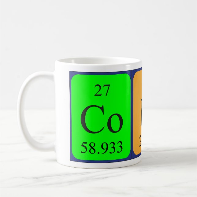 Cody periodic table name mug (Left)