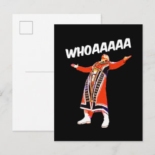 Cody whoaaa invitation postcard