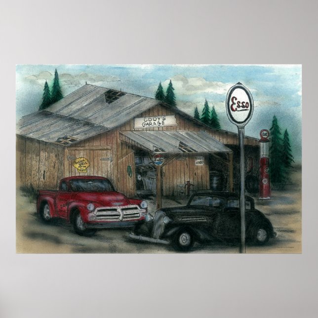 CODY'S GARAGE print (Front)