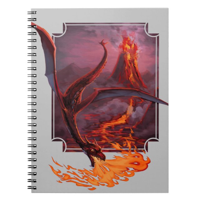 Cody's Lava Dragon Notebook (Front)