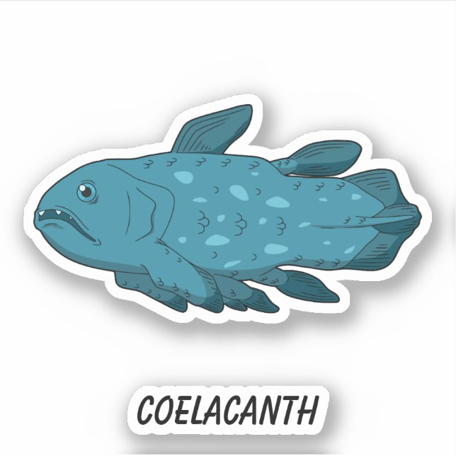 Coelacanth- Living Fossil Fish Vinyl (Front)