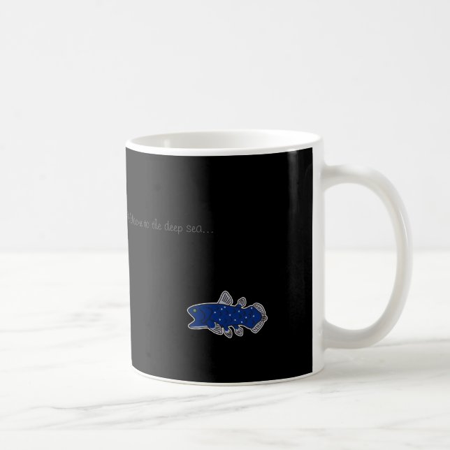 Coelacanth Mug Black (Right)