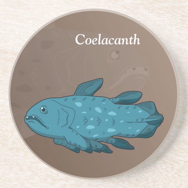 Coelacanth the Living Fossil Coaster (Front)