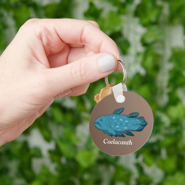 Coelacanth- The Living Fossil Key Ring (Hand)