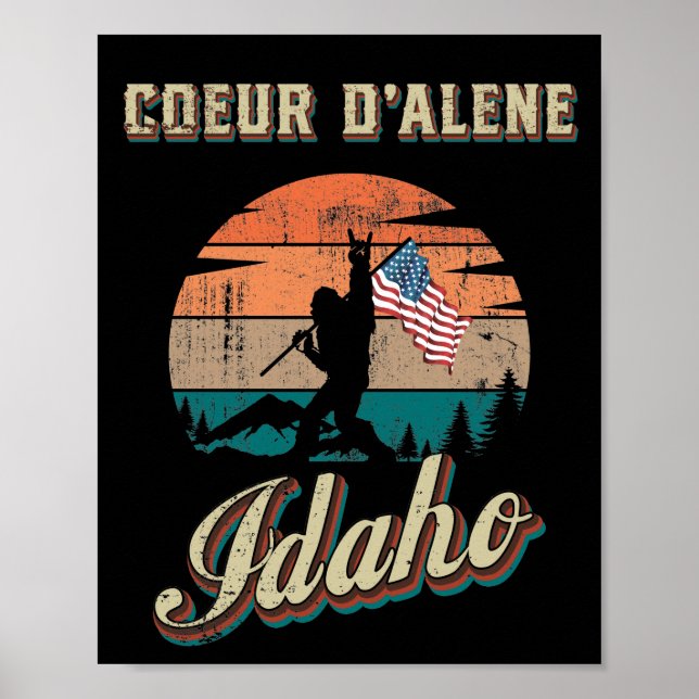 Coeur d’Alene Idaho Poster (Front)