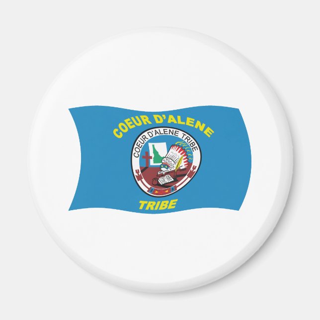 Coeur d'Alene Flag Magnet (Front)