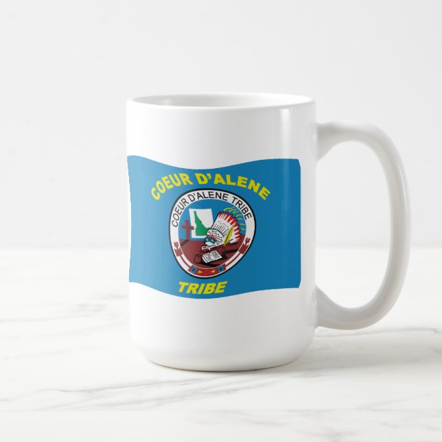 Coeur d'Alene Flag Mug (Right)
