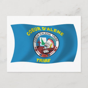 Coeur d'Alene Flag Postcard