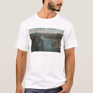 Coeur d'Alene, ID - View of Beauty Bay T-Shirt