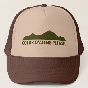 Coeur d'Alene Idaho Please Trucker Hat