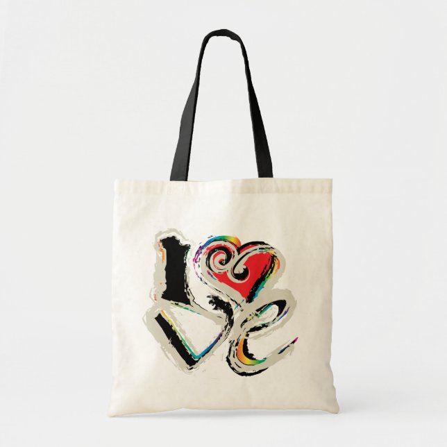 Coeur d'Amour Tote Bag (Front)