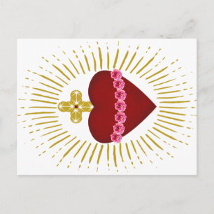 Coeur de Marie Postcard