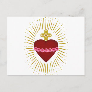 Coeur de Marie Postcard