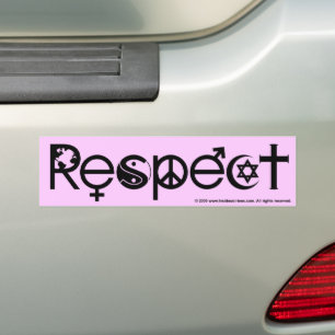 Coexist with Respect - Peace Kindness & Tolerance Bumper Sticker