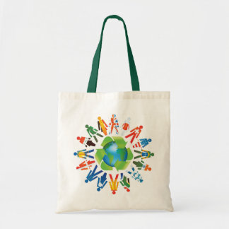 Coexist & World Peace Go Green Tote Bag
