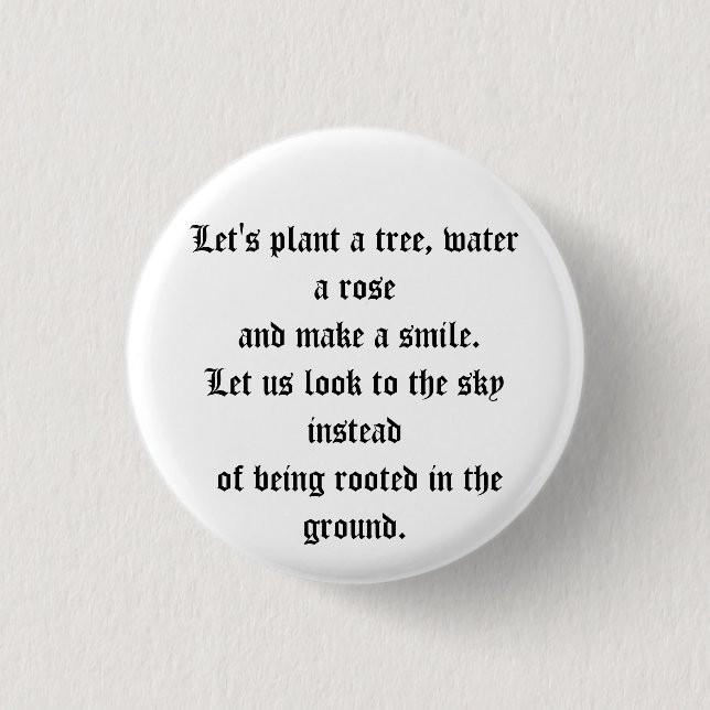 Coexistence 3 Cm Round Badge (Front)