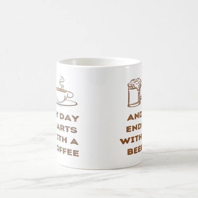 Coffe Beer Coffee Mug (Center)