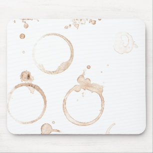 Coffe cup coffee stain throw pillow mouse pad