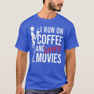 Coffe Horror Movies family T-Shirt