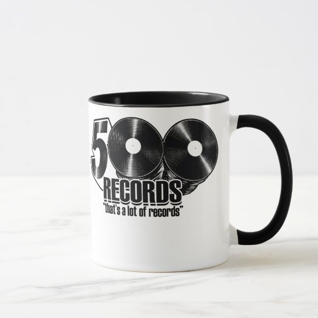 Coffe Mug - 500 Records Logo (Right)