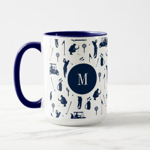 Coffe mug for a golfer
