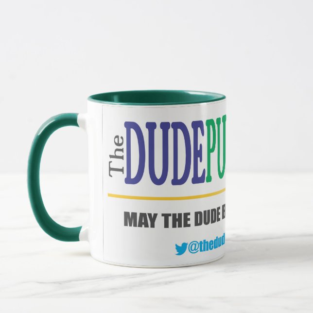 COFFE MUG~~THE DUDE PUTTER MUG (Left)