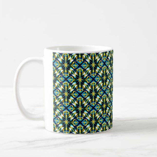 Coffe Mug with Geometric Pattern (Left)