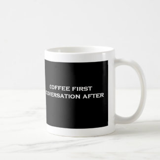 coffee 1st conversation after coffee mug