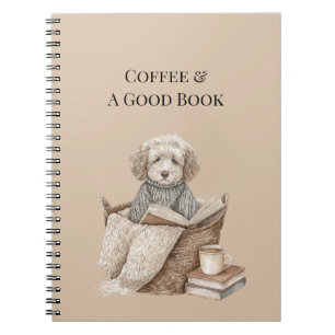 Coffee & A Good Book Dog Basket