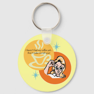 Coffee Addict Key Ring