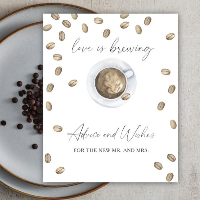 Coffee - Advice and Wishes for Newlyweds Poster (Creator Uploaded)
