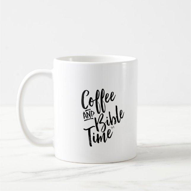 Coffee and Bible Time Mug (Left)