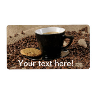 Coffee and biscuit