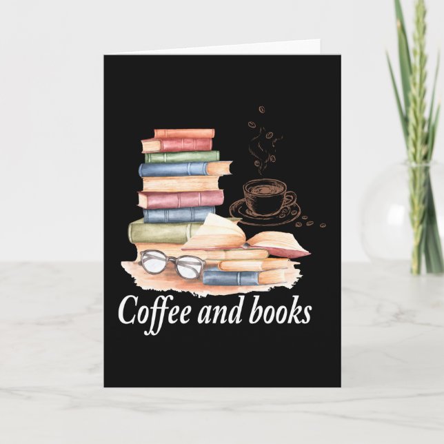 Coffee and Books Card (Front)