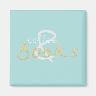 Coffee and Books Magnet