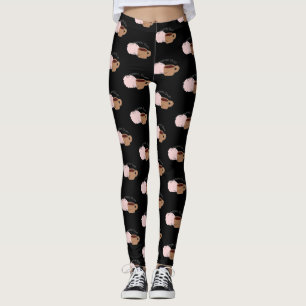Coffee and Brain are the Dynamic Duo! Leggings