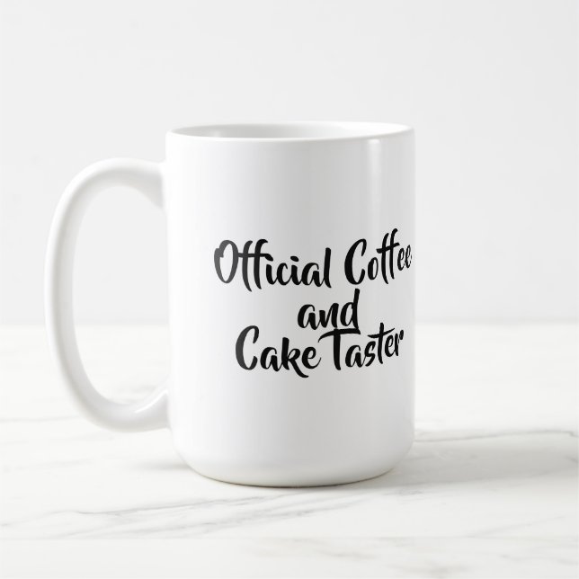 COFFEE AND CAKE FUN COFFEE MUG (Left)