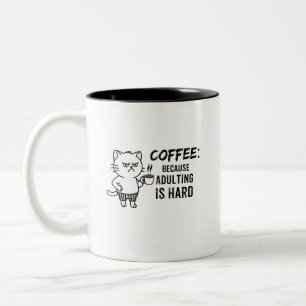 Coffee and Cat lover mug
