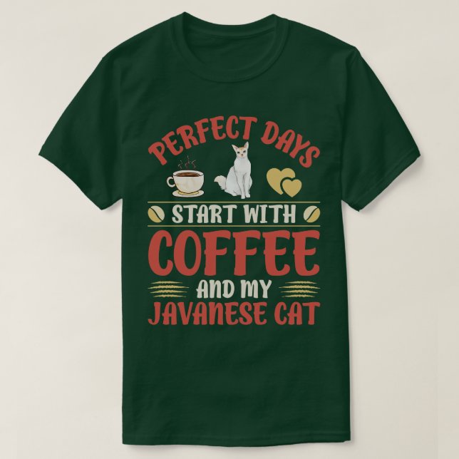 Coffee And Cats 3 T-Shirt (Design Front)