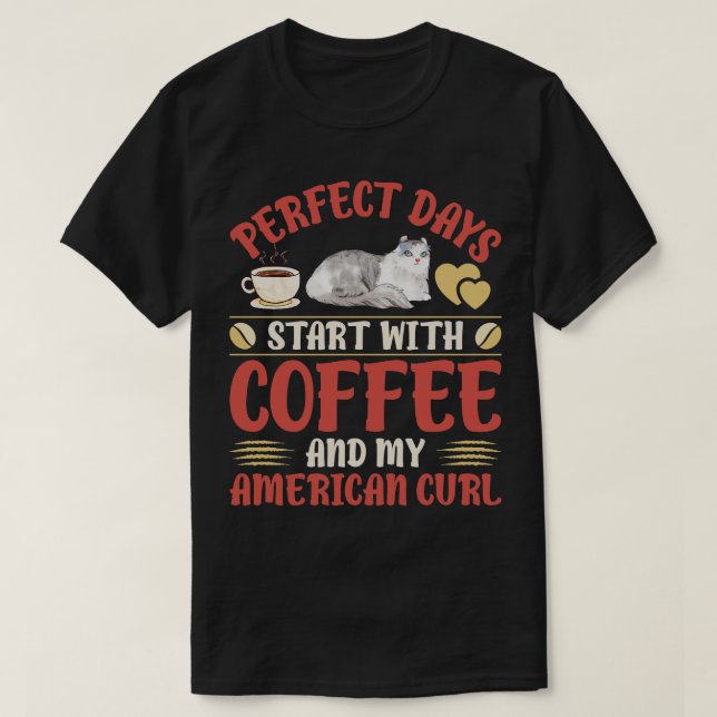 Coffee And Cats 6 T-Shirt (Design Front)