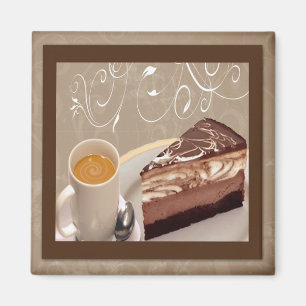 Coffee and Cheesecake Magnet