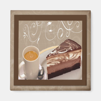 Coffee and Cheesecake Magnet