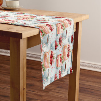 Coffee and Cherry Cake Table Runner