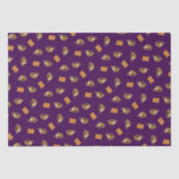 Coffee and Chocolate Biscuits Pattern Purple Food