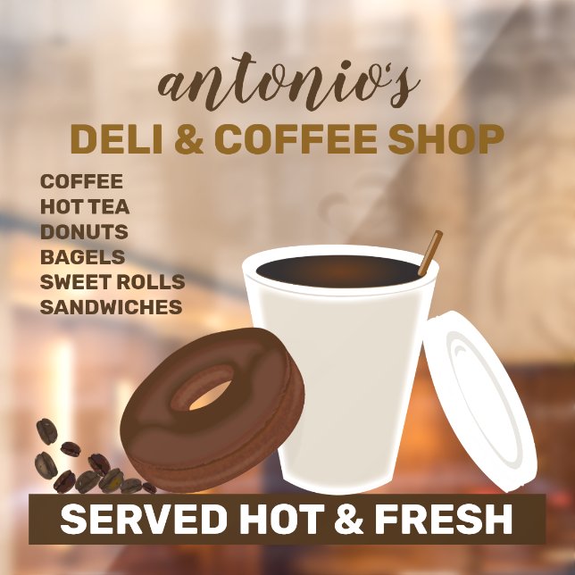 Coffee and Chocolate Doughnut (Sheet 2)